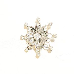 Minimal Star pendant brooch [ silver ]